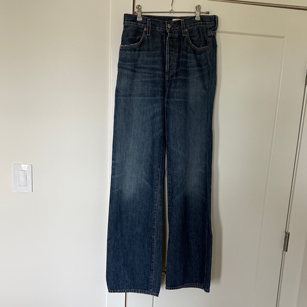 Citizens Of Humanity High Rise Jeans - Dark Blue